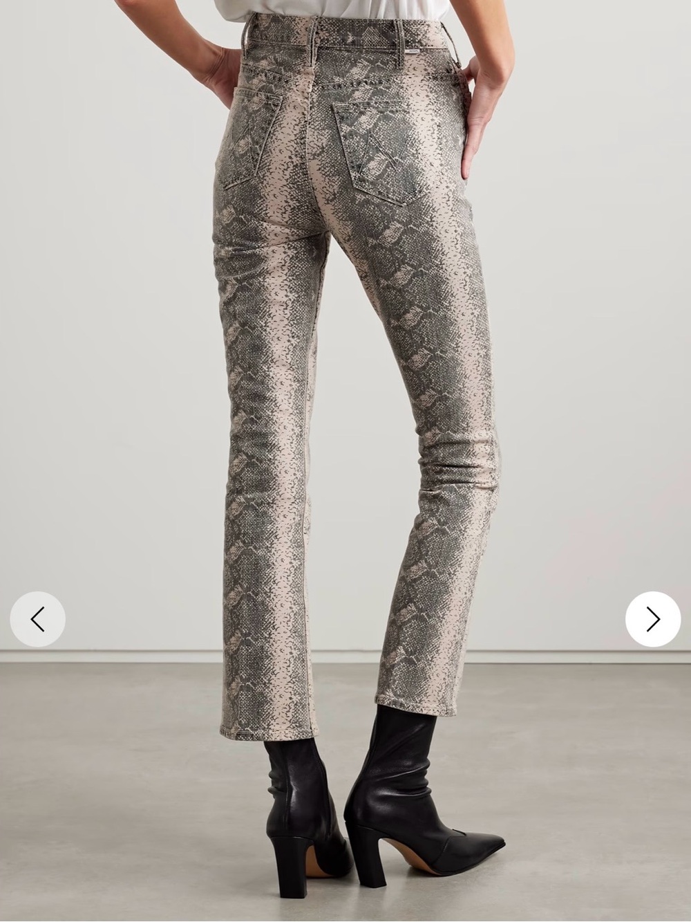 MOTHER The Hustler Flood Boa Babe Flare Jean size 25 - Picture 3 of 4